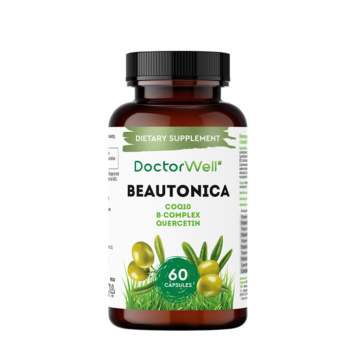 Комплекс для молодости кожи DoctorWell Beautonica CoQ10, Биологически активная добавка к пище для женщин с коэнзимом Q10
Комплекс для молодости кожи DoctorWell Beautonica CoQ10, Биологически активная добавка к пище для женщин с коэнзимом Q10