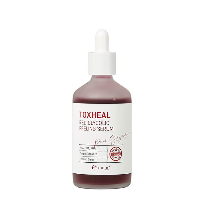 Пилинг-сыворотка для лица Esthetic House Toxheal Red Glycolic Peeling Serum, Сыворотка для мягкого отшелушивания и выравнивания тона кожи лица
Пилинг-сыворотка для лица Esthetic House Toxheal Red Glycolic Peeling Serum, Сыворотка для мягкого отшелушивания и выравнивания тона кожи лица