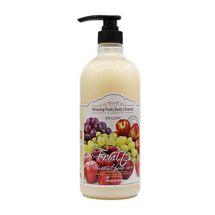 Гель для душа 3W Clinic Relaxing Body Cleanser Fruits, Очищающий гель для душа с ароматом свежих фруктов
Гель для душа 3W Clinic Relaxing Body Cleanser Fruits, Очищающий гель для душа с ароматом свежих фруктов