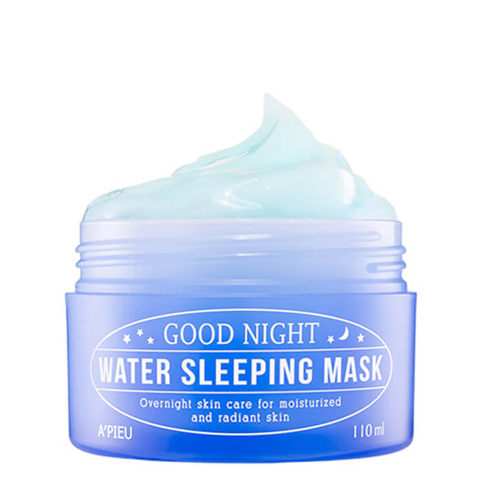Ночная маска A'Pieu Good Night Water Sleeping Mask, Ночная увлажняющая маска для лица с гелевой текстурой
Ночная маска A'Pieu Good Night Water Sleeping Mask, Ночная увлажняющая маска для лица с гелевой текстурой
