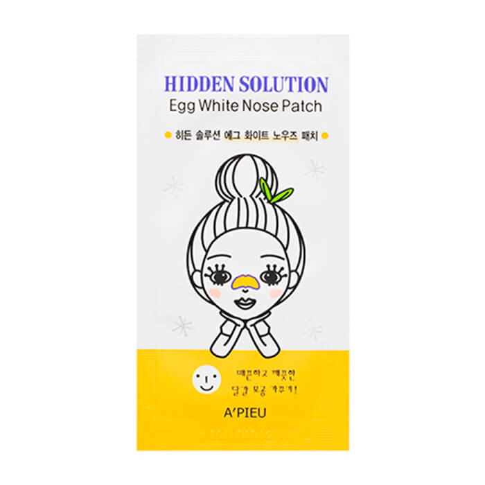 Патч для носа A'Pieu Hidden Solution Egg White Nose Patch, Пластырь для очищения кожи на носу на основе яичного белка
Патч для носа A'Pieu Hidden Solution Egg White Nose Patch, Пластырь для очищения кожи на носу на основе яичного белка