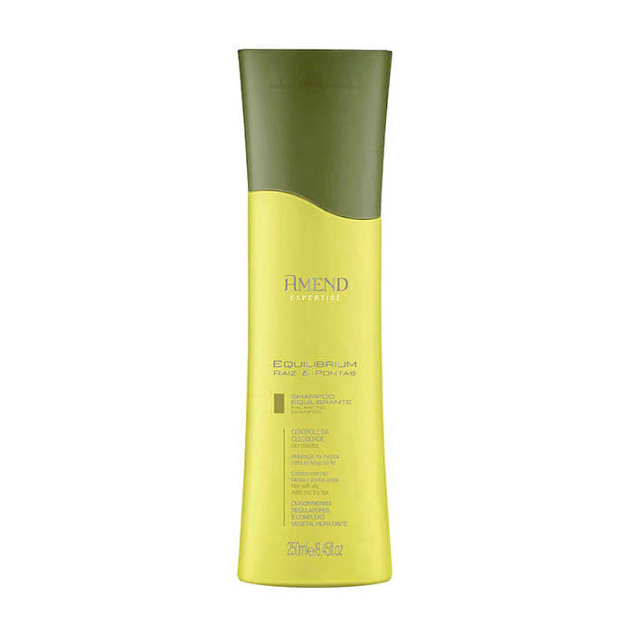Шампунь для волос Amend Balancing Shampoo Equilibrium Raiz e Pontas, Нормализующий шампунь с умной формулой для волос смешанного типа
Шампунь для волос Amend Balancing Shampoo Equilibrium Raiz e Pontas, Нормализующий шампунь с умной формулой для волос смешанного типа
