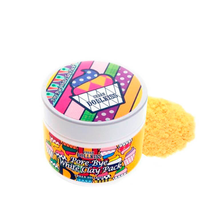Маска для лица Urban Dollkiss Pore Bye White Clay Pack, Очищающая маска для лица с белой глиной
Маска для лица Urban Dollkiss Pore Bye White Clay Pack, Очищающая маска для лица с белой глиной