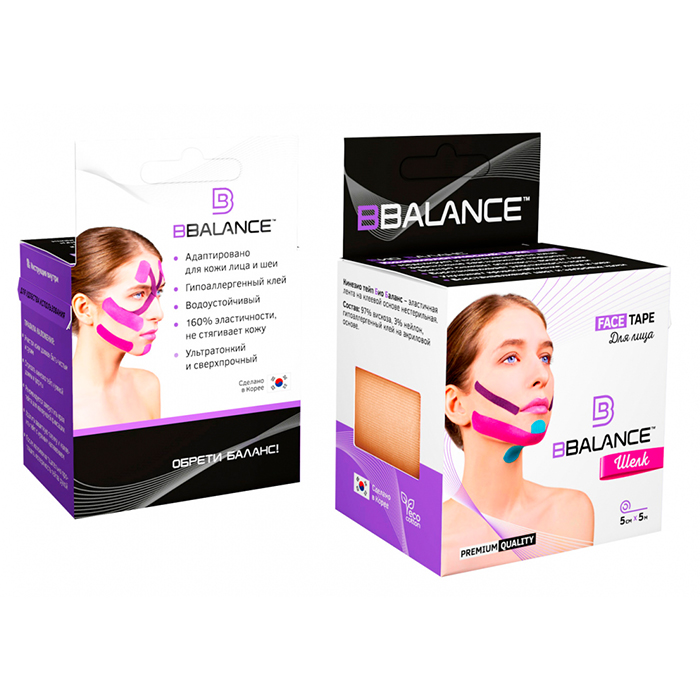 Кинезио тейп для лица BBalance Face Pack (5см*5м) Silk - Beige, Косметологический кинезио тейп для тейпирования лица
Кинезио тейп для лица BBalance Face Pack (5см*5м) Silk - Beige, Косметологический кинезио тейп для тейпирования лица