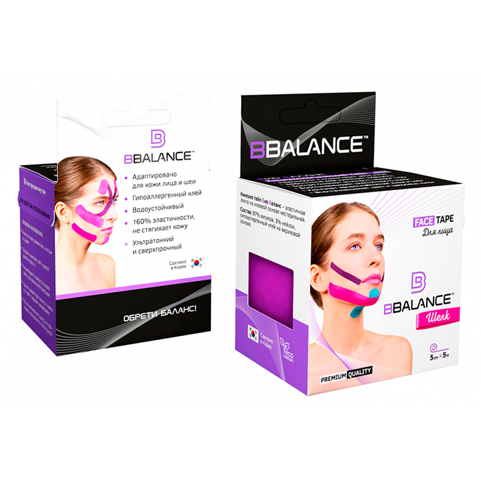 Кинезио тейп для лица BBalance Face Pack (5см*5м) Silk - Purple, Косметологический кинезио тейп для тейпирования лица
Кинезио тейп для лица BBalance Face Pack (5см*5м) Silk - Purple, Косметологический кинезио тейп для тейпирования лица
