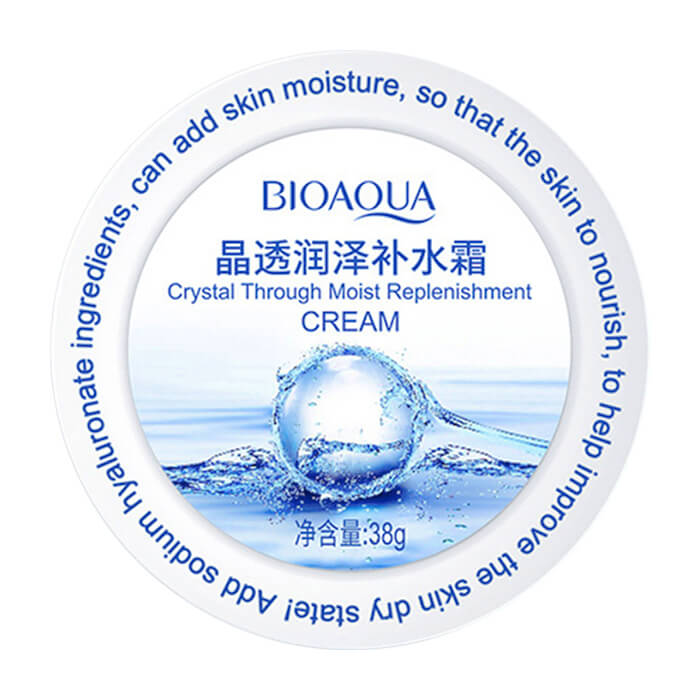 Крем для лица BioAqua Crystal Through Moist Replenishment Cream, Увлажняющий питательный крем для кожи лица с гиалуроновой кислотой
Крем для лица BioAqua Crystal Through Moist Replenishment Cream, Увлажняющий питательный крем для кожи лица с гиалуроновой кислотой