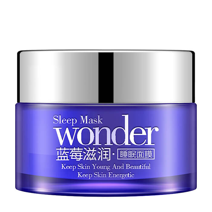 Ночная маска BioAqua Natural Blueberry Wonder Sleep Mask, Ночная маска с экстрактом черники для повышения упругости кожи лица
Ночная маска BioAqua Natural Blueberry Wonder Sleep Mask, Ночная маска с экстрактом черники для повышения упругости кожи лица
