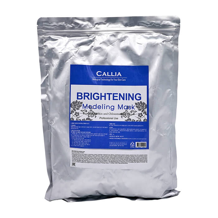Альгинатная маска Callia Brightening Modeling Mask, Альгинатная маска для осветления и тонизирования кожи лица
Альгинатная маска Callia Brightening Modeling Mask, Альгинатная маска для осветления и тонизирования кожи лица