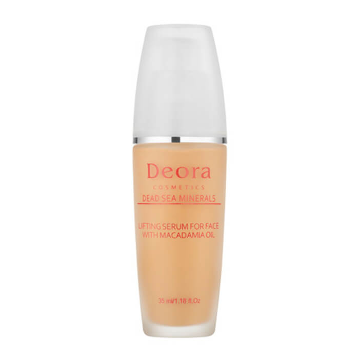 Сыворотка для лица Deora Lifting Serum For Face With Macadamia Oil, Укрепляющая лифтинг-сыворотка для лица с маслом макадамии
Сыворотка для лица Deora Lifting Serum For Face With Macadamia Oil, Укрепляющая лифтинг-сыворотка для лица с маслом макадамии