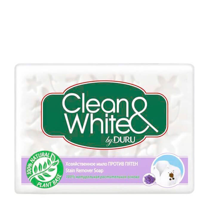 Мыло хозяйственное Duru Clean & White Против пятен, Хозяйственное мыло для выведения пятен с одежды
Мыло хозяйственное Duru Clean & White Против пятен, Хозяйственное мыло для выведения пятен с одежды