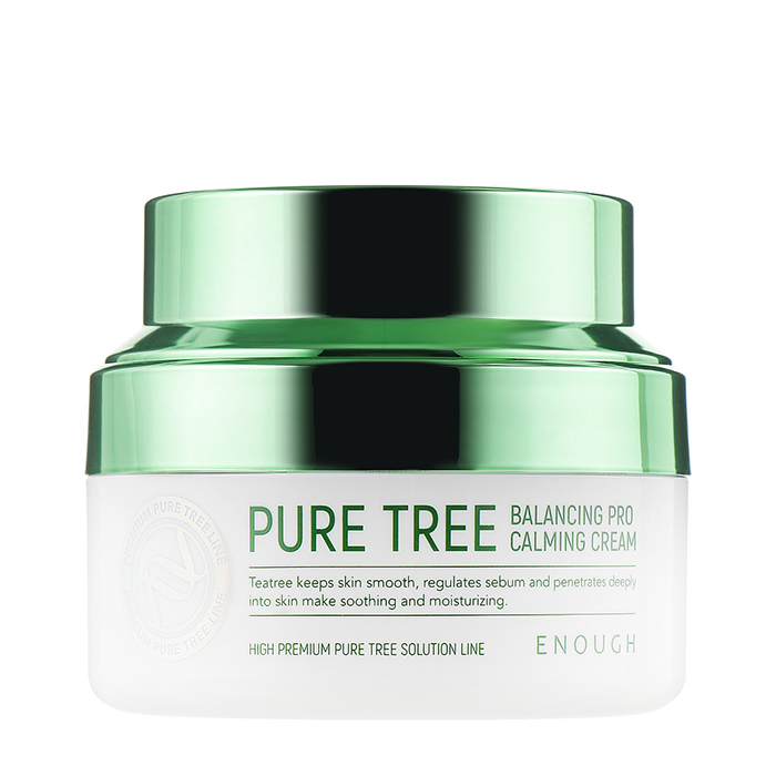Крем для лица Enough Pure Tree Balancing Pro Calming Cream, Успокаивающий балансирующий крем для кожи лица с экстрактом чайного дерева
Крем для лица Enough Pure Tree Balancing Pro Calming Cream, Успокаивающий балансирующий крем для кожи лица с экстрактом чайного дерева