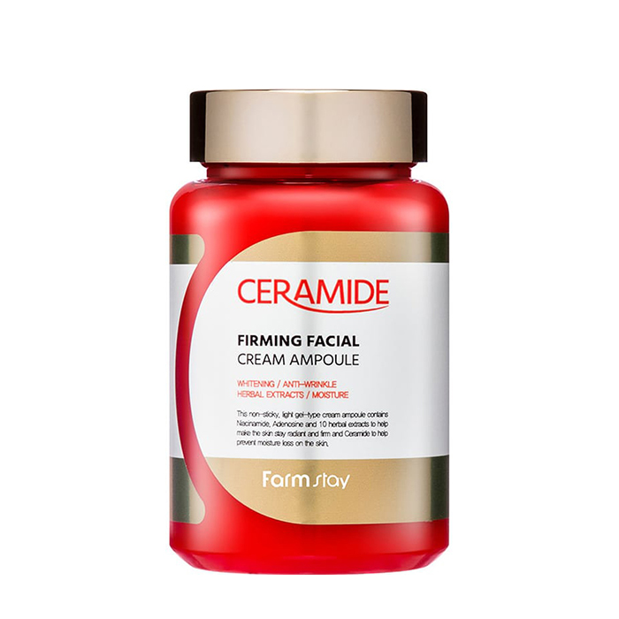 Сыворотка для лица FarmStay Ceramide Firming Facial Cream Ampoule, Многофункциональная ампульная сыворотка для ухода за кожей лица с керамидами
Сыворотка для лица FarmStay Ceramide Firming Facial Cream Ampoule, Многофункциональная ампульная сыворотка для ухода за кожей лица с керамидами
