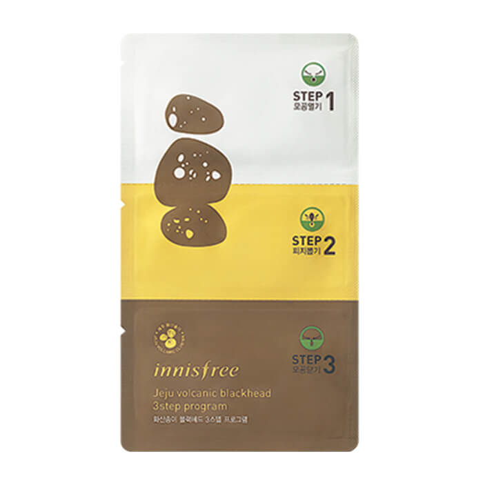 Набор от чёрных точек Innisfree Jeju Volcanic Blackhead 3 Step Program, Трехступенчатая программа для удаления чёрных точек
Набор от чёрных точек Innisfree Jeju Volcanic Blackhead 3 Step Program, Трехступенчатая программа для удаления чёрных точек