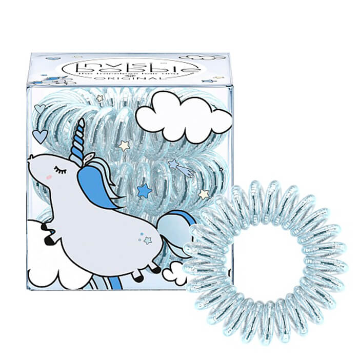 Резинка-браслет для волос Invisibobble Original - Unicorn Henry, Голубая резинка-браслет для волос из искусственной смолы
Резинка-браслет для волос Invisibobble Original - Unicorn Henry, Голубая резинка-браслет для волос из искусственной смолы