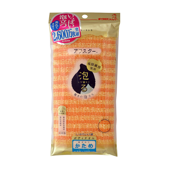 Мочалка для тела Kikulon Awastar Nylon Body Wash Cloth Hard (оранжевая), Оранжевая мочалка массажная жёсткая из ультратонкого нейлонового волокна
Мочалка для тела Kikulon Awastar Nylon Body Wash Cloth Hard (оранжевая), Оранжевая мочалка массажная жёсткая из ультратонкого нейлонового волокна