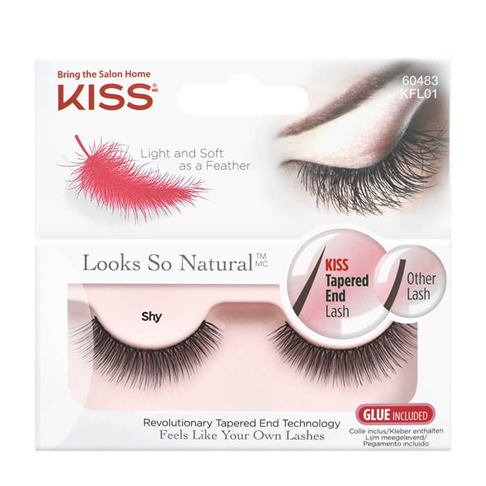 Накладные ресницы Kiss Looks so Natural Eyelashes Shy (KFL01C), Повседневные накладные ресницы для создания естественного и выразительного взгляда
Накладные ресницы Kiss Looks so Natural Eyelashes Shy (KFL01C), Повседневные накладные ресницы для создания естественного и выразительного взгляда