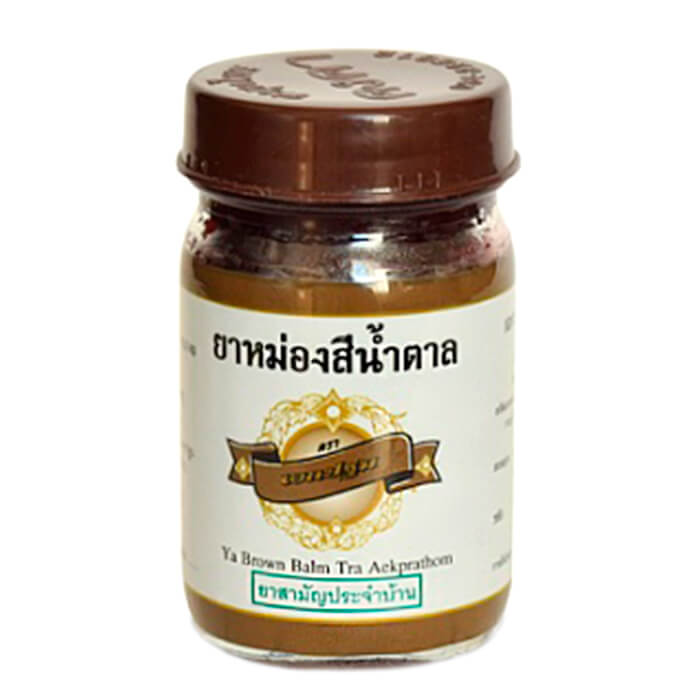 Бальзам для тела Kongka Ya Brown Balm Tra Aekprathom (100 г), Тайский традиционный коричневый бальзам при костных болях
Бальзам для тела Kongka Ya Brown Balm Tra Aekprathom (100 г), Тайский традиционный коричневый бальзам при костных болях
