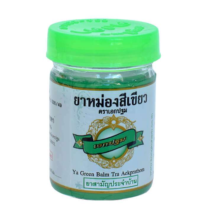 Бальзам для тела Kongka Ya Green Balm Tra Aekprathom (50 г), Тайский традиционный прогревающий зелёный бальзам для тела
Бальзам для тела Kongka Ya Green Balm Tra Aekprathom (50 г), Тайский традиционный прогревающий зелёный бальзам для тела
