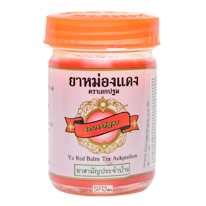 Бальзам для тела Kongka Ya Red Balm Tra Aekprathom (100 г), Тайский традиционный обезболивающий красный бальзам для тела
Бальзам для тела Kongka Ya Red Balm Tra Aekprathom (100 г), Тайский традиционный обезболивающий красный бальзам для тела