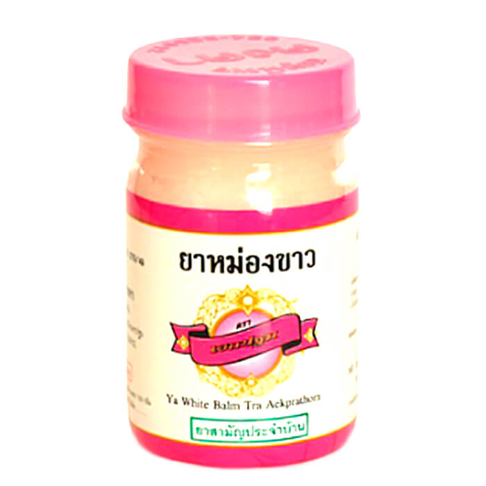 Бальзам для тела Kongka Ya White Balm Tra Aekprathom (100г), Тайский традиционный расслабляющий белый бальзам для тела
Бальзам для тела Kongka Ya White Balm Tra Aekprathom (100г), Тайский традиционный расслабляющий белый бальзам для тела
