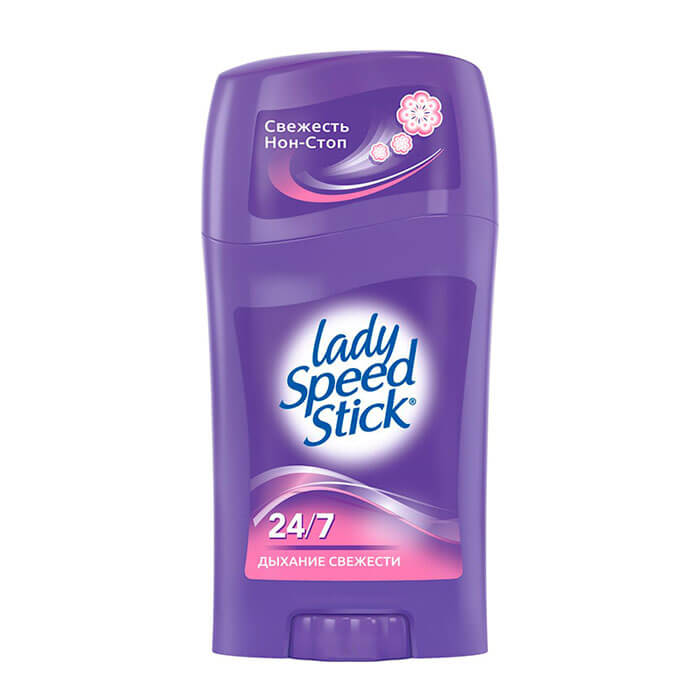 Дезодорант Lady Speed Stick 24/7 Stick - Breath of Freshness, Стик дезодорант-антиперспирант для тела с ароматом свежести
Дезодорант Lady Speed Stick 24/7 Stick - Breath of Freshness, Стик дезодорант-антиперспирант для тела с ароматом свежести