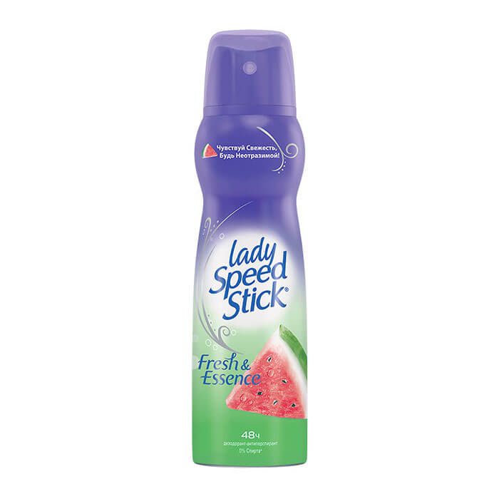 Дезодорант Lady Speed Stick Fresh & Essence Spray - Watermelon, Спрей дезодорант-антиперспирант для тела с ароматом арбуза
Дезодорант Lady Speed Stick Fresh & Essence Spray - Watermelon, Спрей дезодорант-антиперспирант для тела с ароматом арбуза