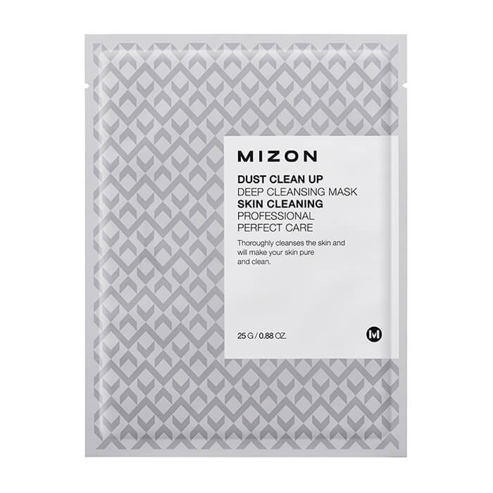 Тканевая маска Mizon Dust Clean Up Deep Cleansing Mask, Глубоко очищающая маска для лица на основе масла семян моринги
Тканевая маска Mizon Dust Clean Up Deep Cleansing Mask, Глубоко очищающая маска для лица на основе масла семян моринги