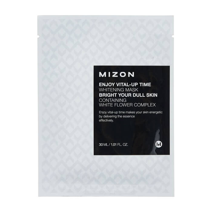 Тканевая маска Mizon Enjoy Vital-Up Time Whitening Mask, Тканевая маска для для осветления тона кожи и эффективного увлажнения
Тканевая маска Mizon Enjoy Vital-Up Time Whitening Mask, Тканевая маска для для осветления тона кожи и эффективного увлажнения