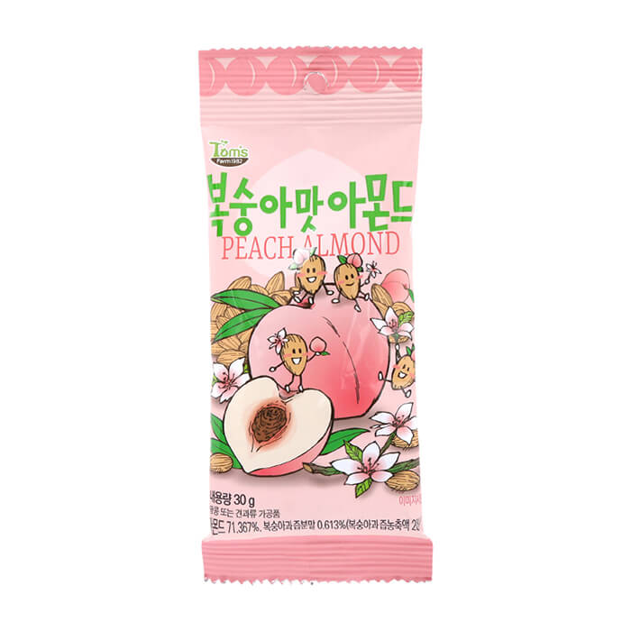 Миндаль обжаренный Kukje Tom's Farm Peach Almond, Обжаренный миндаль со вкусом сладкого персика
Миндаль обжаренный Kukje Tom's Farm Peach Almond, Обжаренный миндаль со вкусом сладкого персика