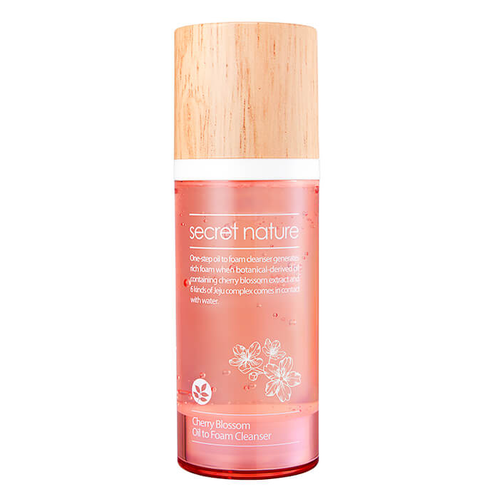 Гидрофильное масло-пенка Secret Nature Cherry Blossom Oil to Foam Cleanser, Гидрофильное масло-пенка для умывания с экстрактом вишни
Гидрофильное масло-пенка Secret Nature Cherry Blossom Oil to Foam Cleanser, Гидрофильное масло-пенка для умывания с экстрактом вишни