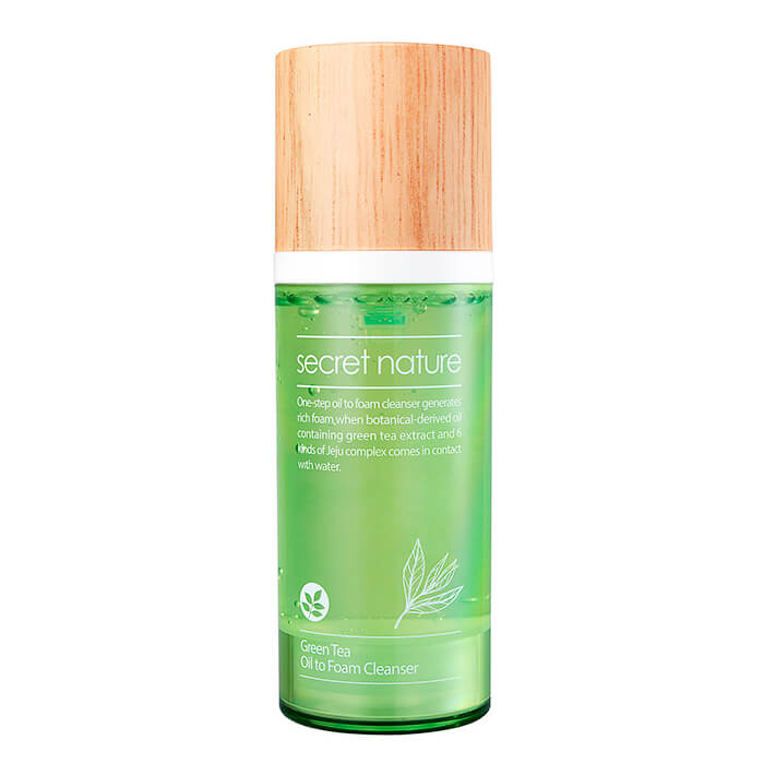 Гидрофильное масло-пенка Secret Nature Green Tea Oil to Foam Cleanser, Гидрофильное масло-пенка для умывания с экстрактом зелёного чая
Гидрофильное масло-пенка Secret Nature Green Tea Oil to Foam Cleanser, Гидрофильное масло-пенка для умывания с экстрактом зелёного чая