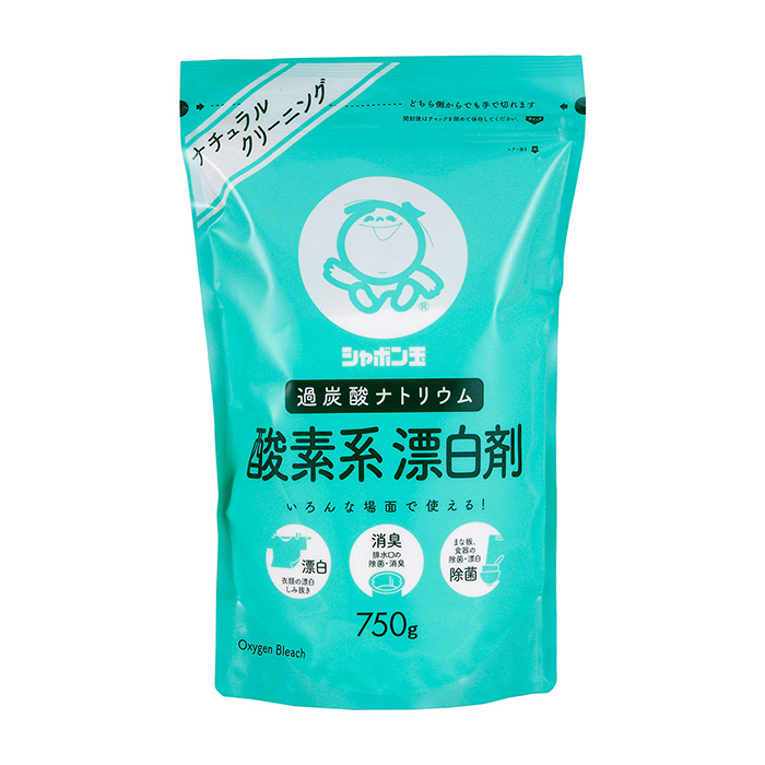 Отбеливатель для белья Shabondama Soap Oxygen System Bleach (750 г), Кислородный отбеливатель для белья с дезодорирующим и антибактериальным действием
Отбеливатель для белья Shabondama Soap Oxygen System Bleach (750 г), Кислородный отбеливатель для белья с дезодорирующим и антибактериальным действием