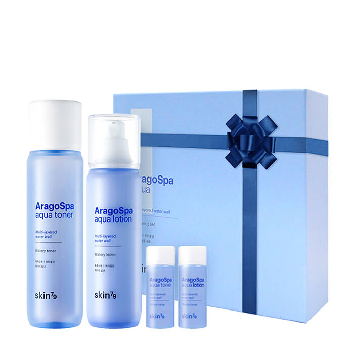 Набор для лица Skin79 Aragospa Aqua Skincare 2 Set, Набор из 2 увлажняющих средств для кожи лица с водой термальных источников
Набор для лица Skin79 Aragospa Aqua Skincare 2 Set, Набор из 2 увлажняющих средств для кожи лица с водой термальных источников