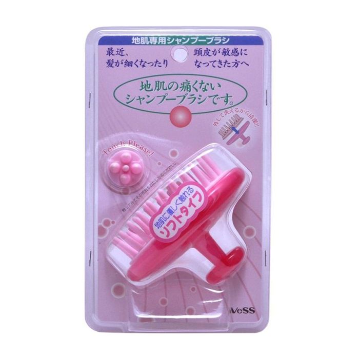 Массажёр для кожи головы Vess Shampoo Brush Soft Type, Мягкий массажёр для очищения кожи головы и стимуляции роста волос
Массажёр для кожи головы Vess Shampoo Brush Soft Type, Мягкий массажёр для очищения кожи головы и стимуляции роста волос