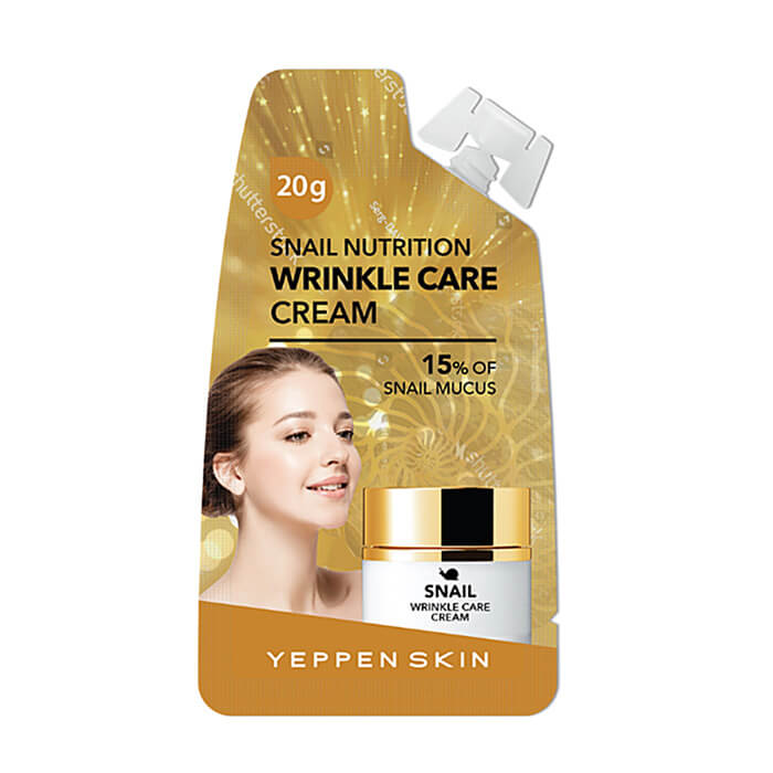 Крем для лица Yeppen Skin Snail Nutrition Wrinkle Care Cream, Питательный крем для лица с секретом улитки
Крем для лица Yeppen Skin Snail Nutrition Wrinkle Care Cream, Питательный крем для лица с секретом улитки