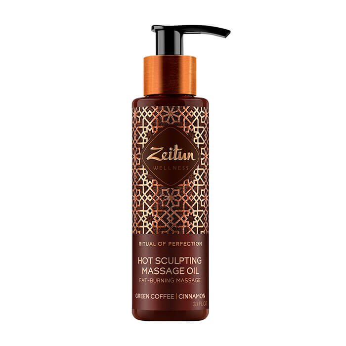 Масло массажное Zeitun Ritual of Perfection Hot Sculpting Massage Oil, Разогревающее моделирующее массажное масло с зелёным кофе и корицей
Масло массажное Zeitun Ritual of Perfection Hot Sculpting Massage Oil, Разогревающее моделирующее массажное масло с зелёным кофе и корицей
