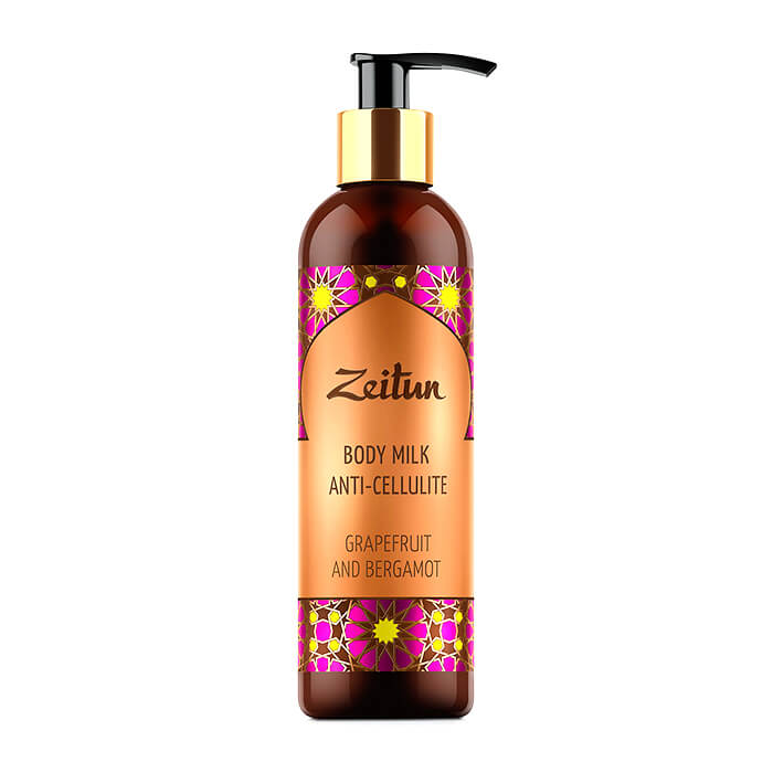 Молочко для тела Zeitun Body Milk Anti-Cellulite - Grapefruit & Bergamot, Антицеллюлитное молочко для тела с экстрактом семян грейпфрута
Молочко для тела Zeitun Body Milk Anti-Cellulite - Grapefruit & Bergamot, Антицеллюлитное молочко для тела с экстрактом семян грейпфрута