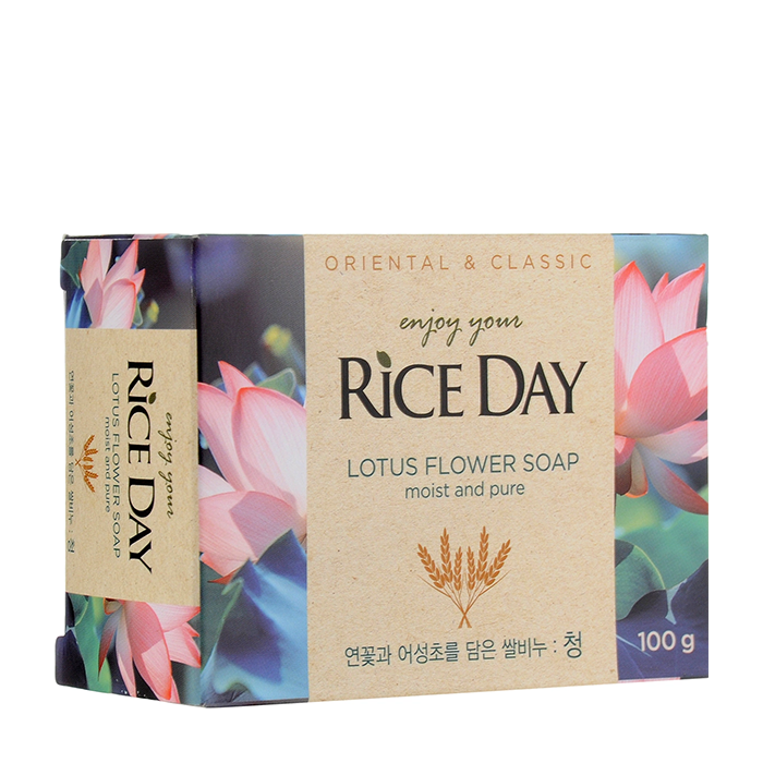 Мыло туалетное CJ Lion Rice Day Oriental & Natural Lotus Soap