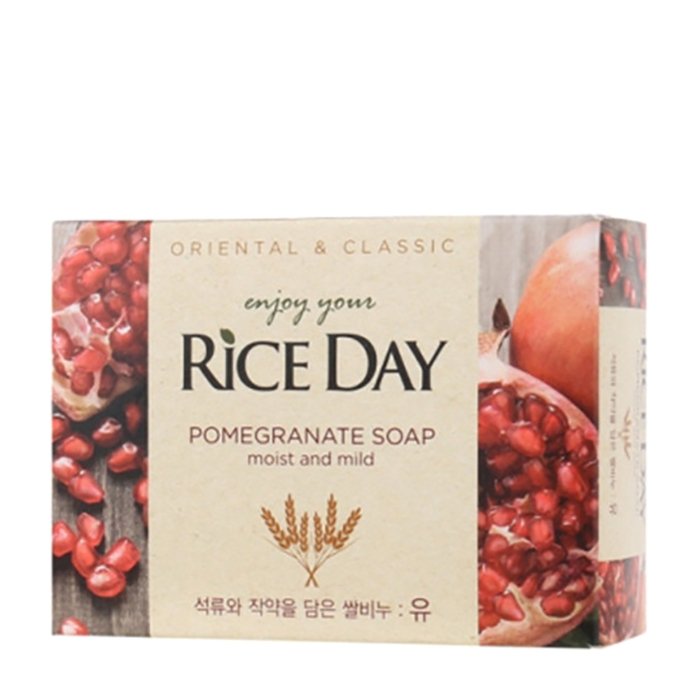 Мыло туалетное CJ Lion Rice Day Oriental & Natural Pomegranate Soap