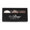 Набор для моделирования бровей Kiss Go Brow Eyebrow Kit