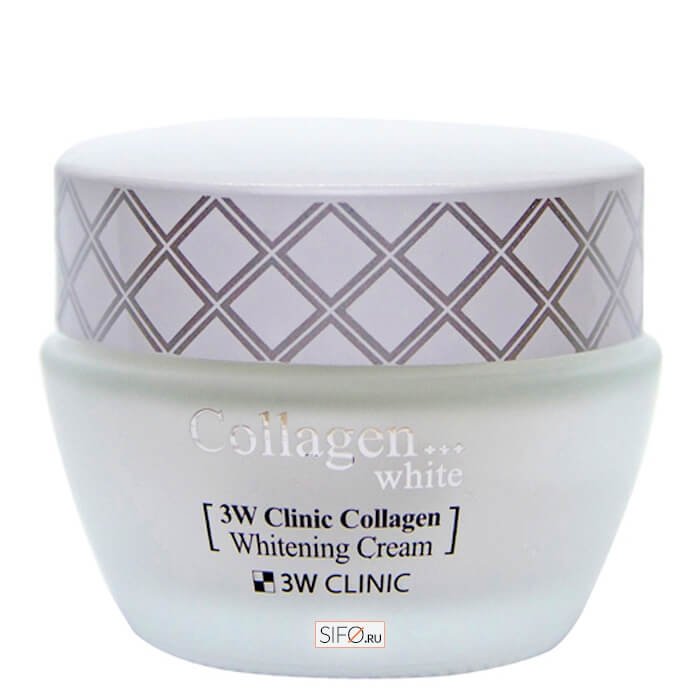 Крем для лица 3W Clinic Collagen Whitening Cream