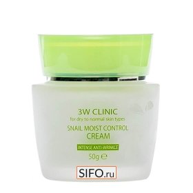 Крем для лица 3W Clinic Snail Moist Control Cream