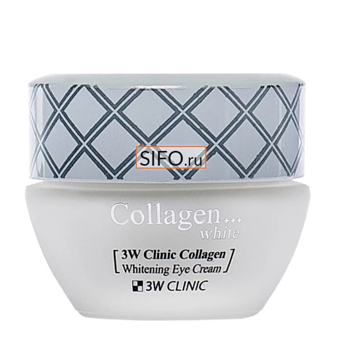 Крем для век 3W Clinic Collagen Whitening Eye Cream