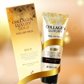 Маска-плёнка 3W Clinic Collagen & Luxury Gold Peel Off Pack