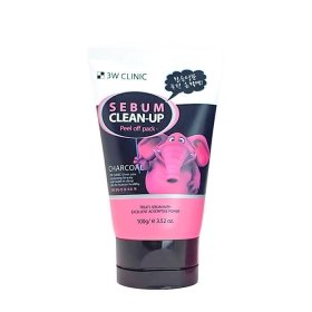 Маска-плёнка 3W Clinic Sebum Clean-Up Peel Off Pack