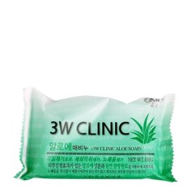 Мыло для лица и тела 3W Clinic Aloe Soap