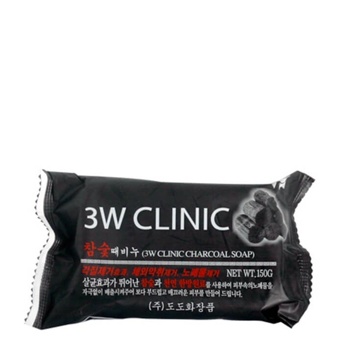 Мыло для лица и тела 3W Clinic Charcoal Soap