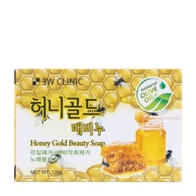 Мыло для лица и тела 3W Clinic Honey Gold Beauty Soap