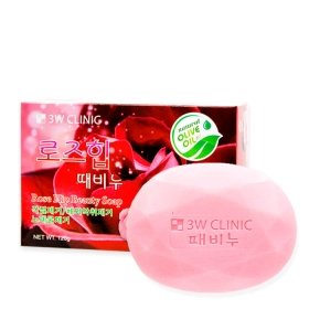 Мыло для лица и тела 3W Clinic Rose Hip Beauty Soap