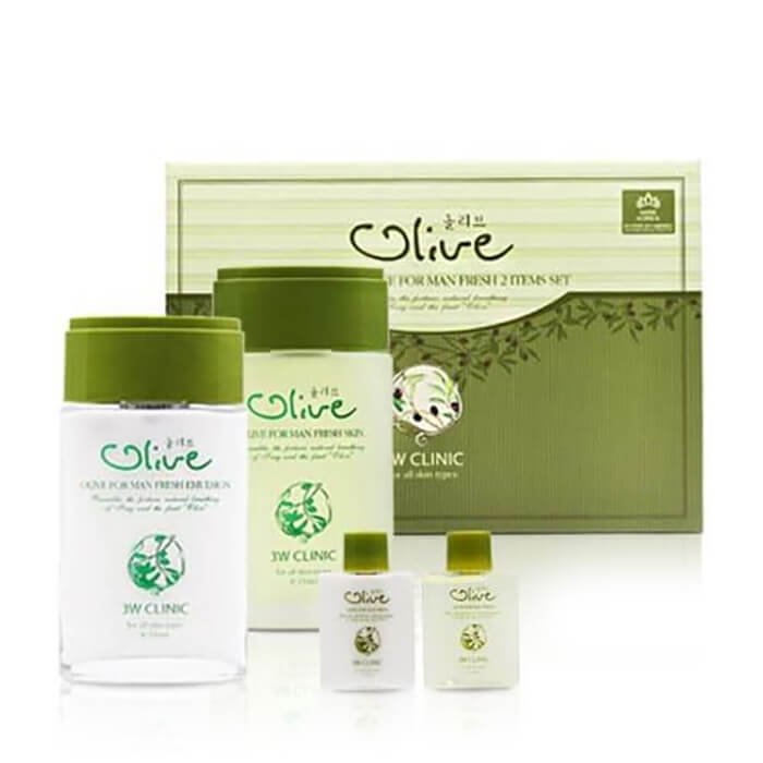 Набор для лица 3W Clinic Olive For Man Fresh 2 Items Set